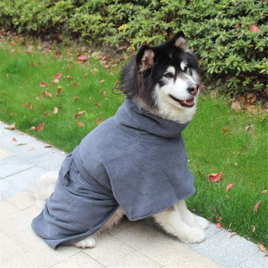 Pet Super Absorbent Bathrobe For Pets Quick Dry Comfort - The Pack Ruler